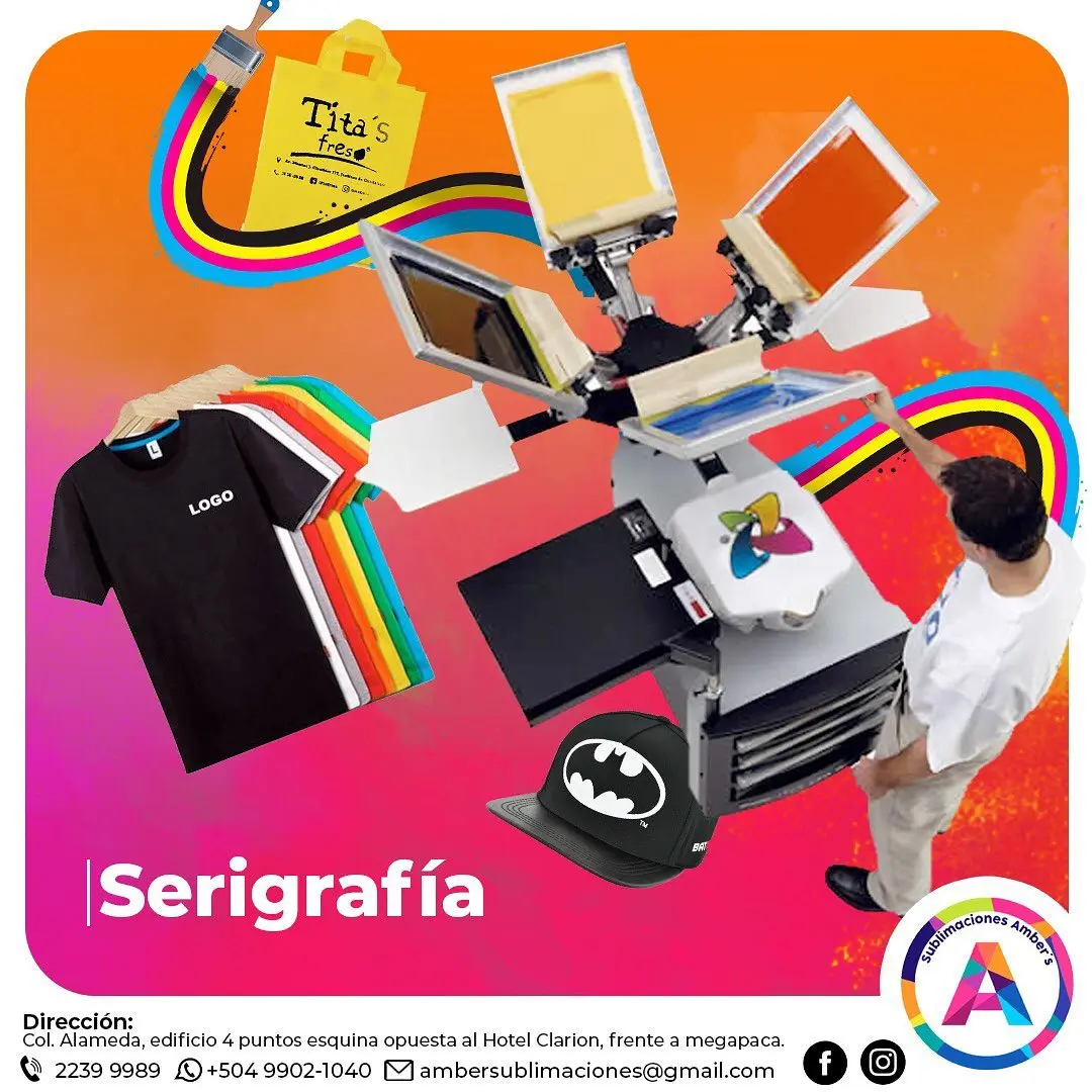 Servicios de serigrafía en Honduras