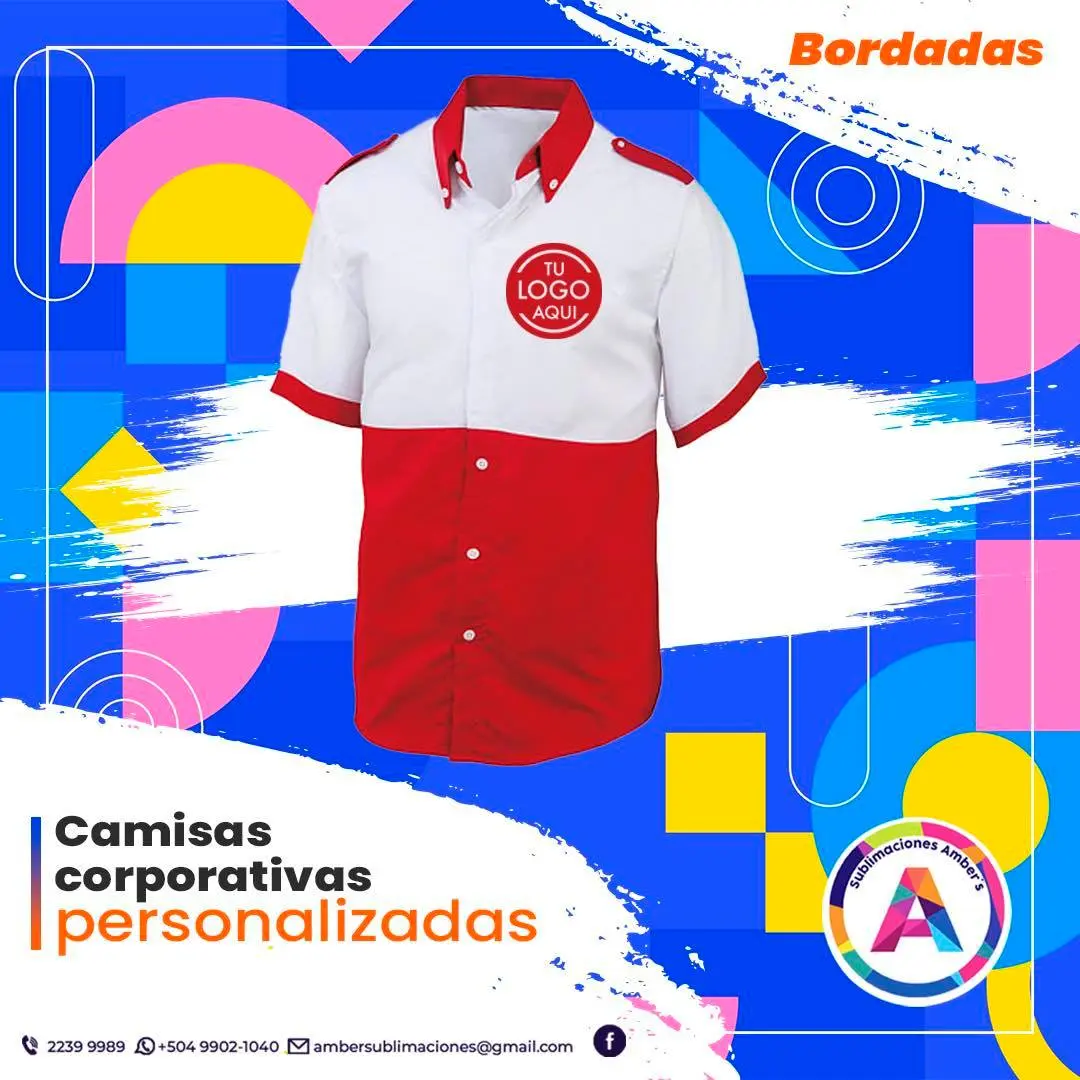 Camisas corporativas con bordados