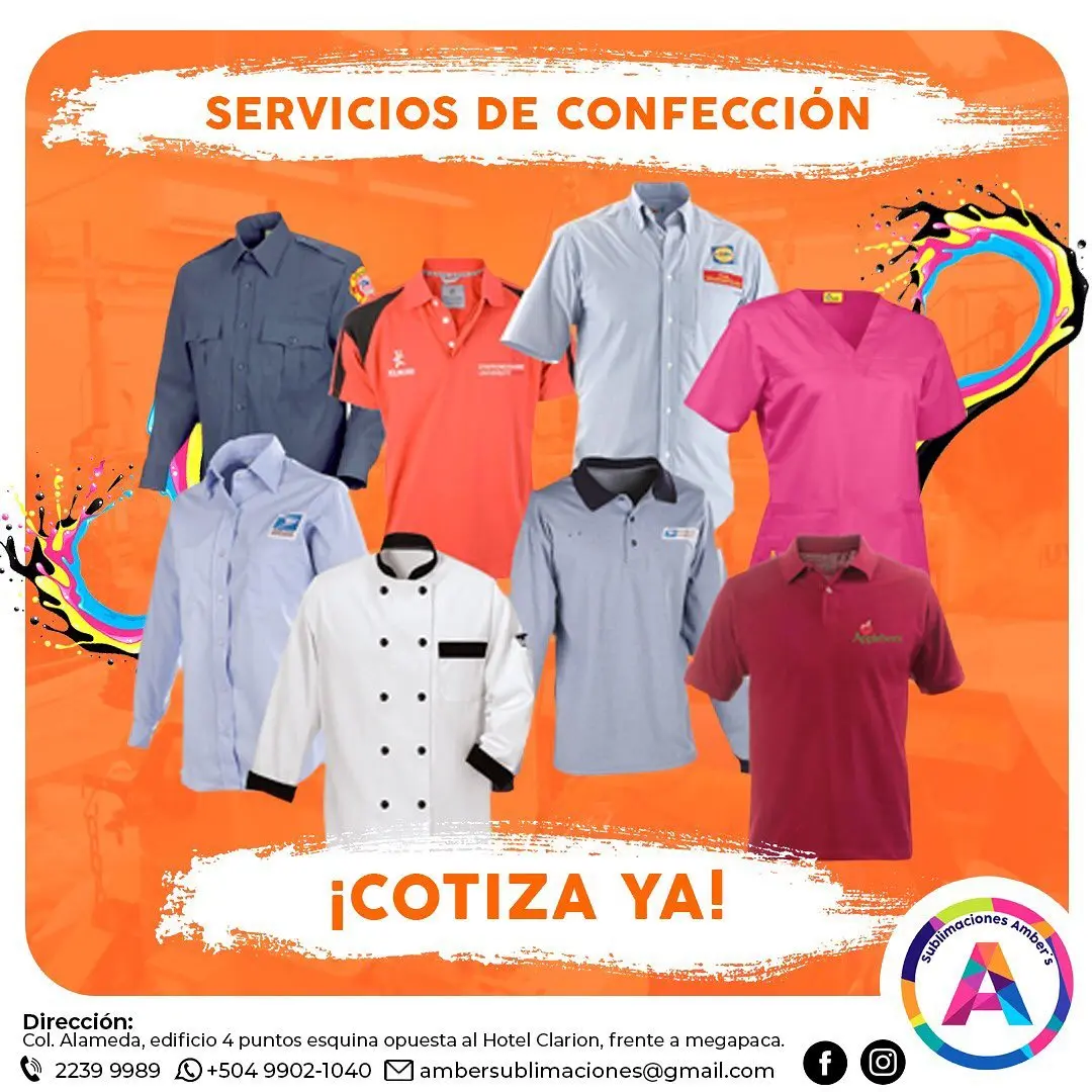 servicios de confeccion en honduras