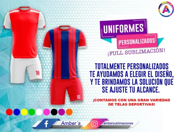 uniformes de futbol personalizados en honduras